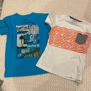 2 boy Hurley tees